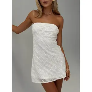 Mimosie Strapless Mini Dress Cream