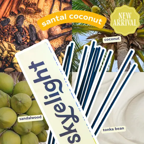 Santal Coconut Scented Incense Sticks