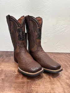 OSTRICH BELLY BOOTS - BROWN - CUADRA
