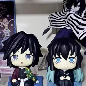 Demon Slayer Anime Figure - 10cm Tomioka Giyuu & Tokitou Muichirou Figurine Customized Statue Model Doll Collection Gifts