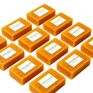【BUY 1 GET 2 FREE】Turmeric kojic acid soap scrub particle soap plant extract moisturizing, moisturizing, refreshing oil control Suitable for Mother's Day gifts