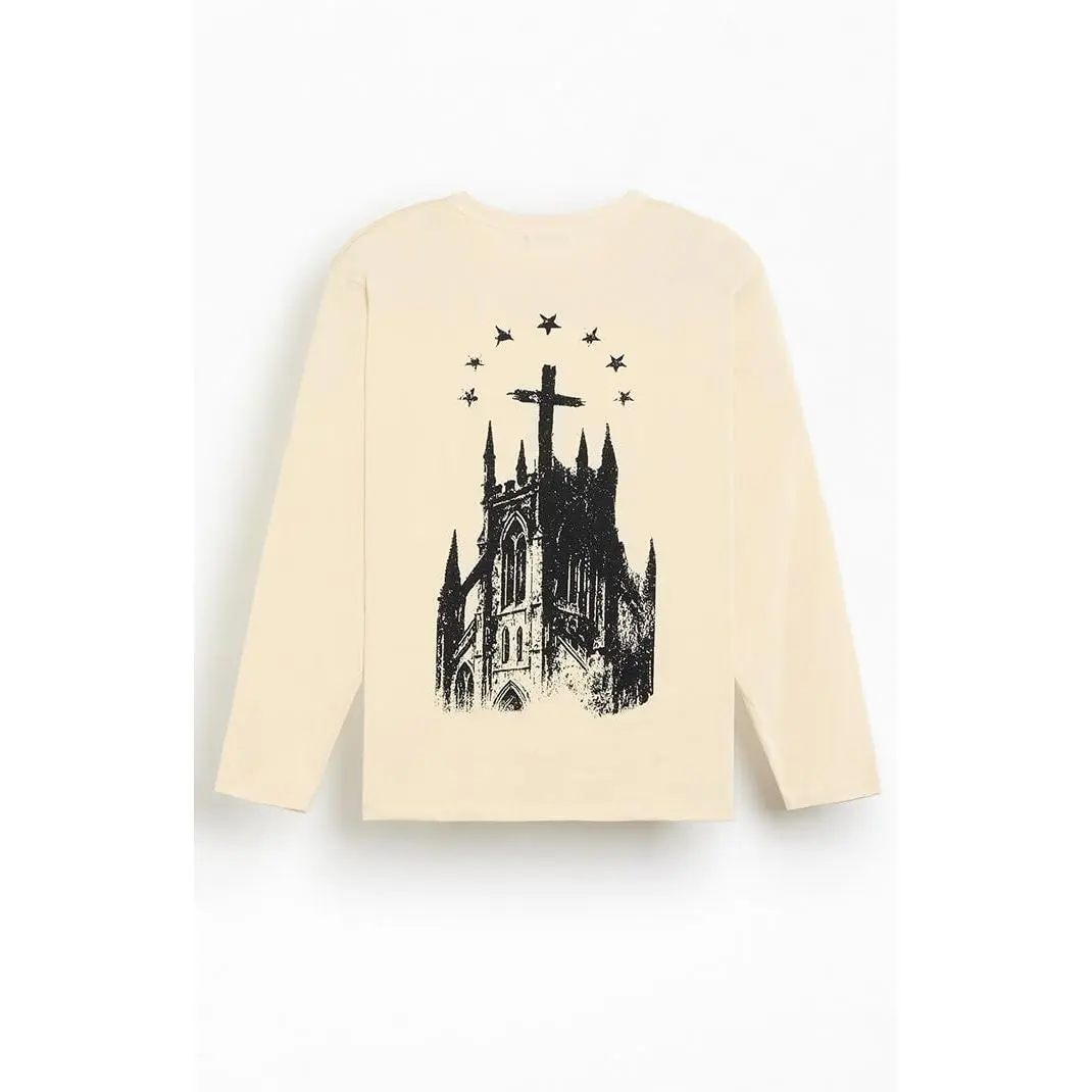 FUTURE SAINT Men's Born Of Light Long Sleeve T-Shirt - Multicolor