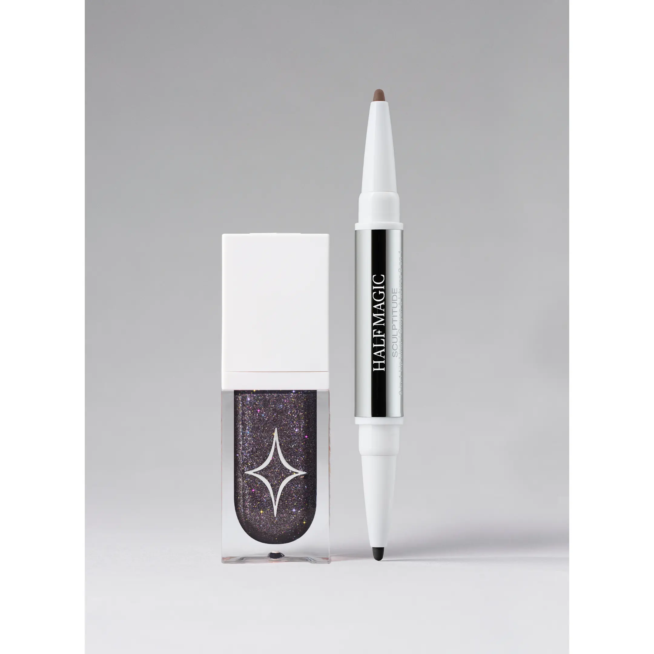 MAGIC DRIP LIPTRIK KIT | Glitter Lip Gloss & 2-in-1 Lip Liner Set | Lip Care Makeup Glossy