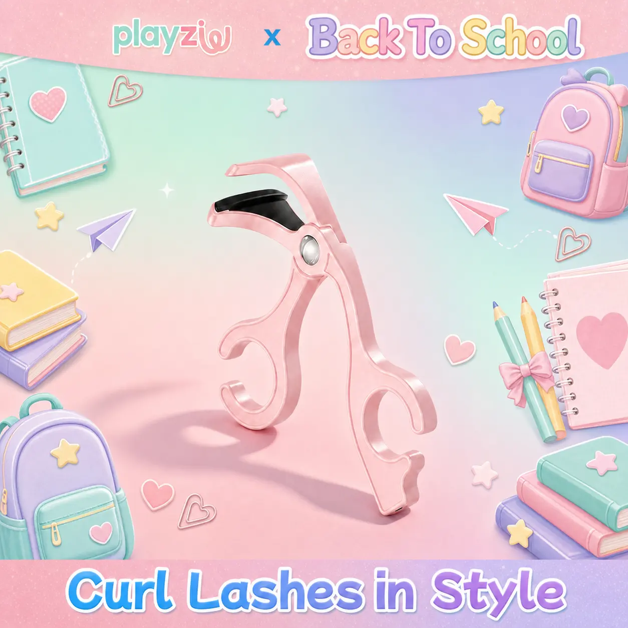 LASH-LIFT Heated Lash Curling Tool,Heated Eyelash Curlers , Anti-Burn,  eye makeup tool grande brow Flower electric eyelash, Cosmetic Pink #TikTokShopBackToSchool
