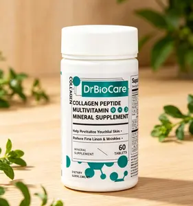 DrBioCare Collagen Multivitamin Supplement, D3 Vitamin C Probiotics B Vitamins Daily Nutrition Support