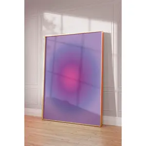 (No Frame) Aura Wall Art Aura Gradient Poster Print Gradient Wall Art Aura Art Print Colorful Art Y2k Room Décor