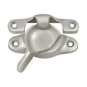 212 MAIN Deltana 1.06x3 in. Window Sash Lock - Satin Nickel, Solid Brass, Weatherproof, Corrosion-Proof