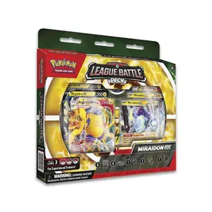 Pokemon TCG: Miraidon EX League Battle Deck - 200 Cards with 3 Premium Foil Cards & 6 Dice for Trained Trainers and Pokémon TCG Players