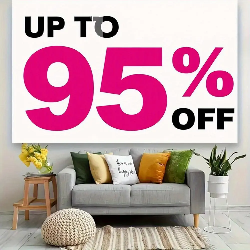 Super Large Durable Hangable Polyester Soft Fabric Backdrop Banner - Pink-Black Text with White Accent, Easy Hanging, Indoor-Outdoor Use for Wedding, Birthday