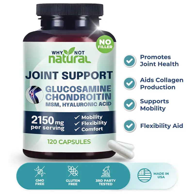 Why Not Natural Glucosamine Chondroitin MSM, Joint Support Supplement Why Not Natural Glucosamine Chondroitin MSM, Joint Support Supplement
