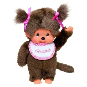 Monchhichi Girl Classic Plush Toy - Pink