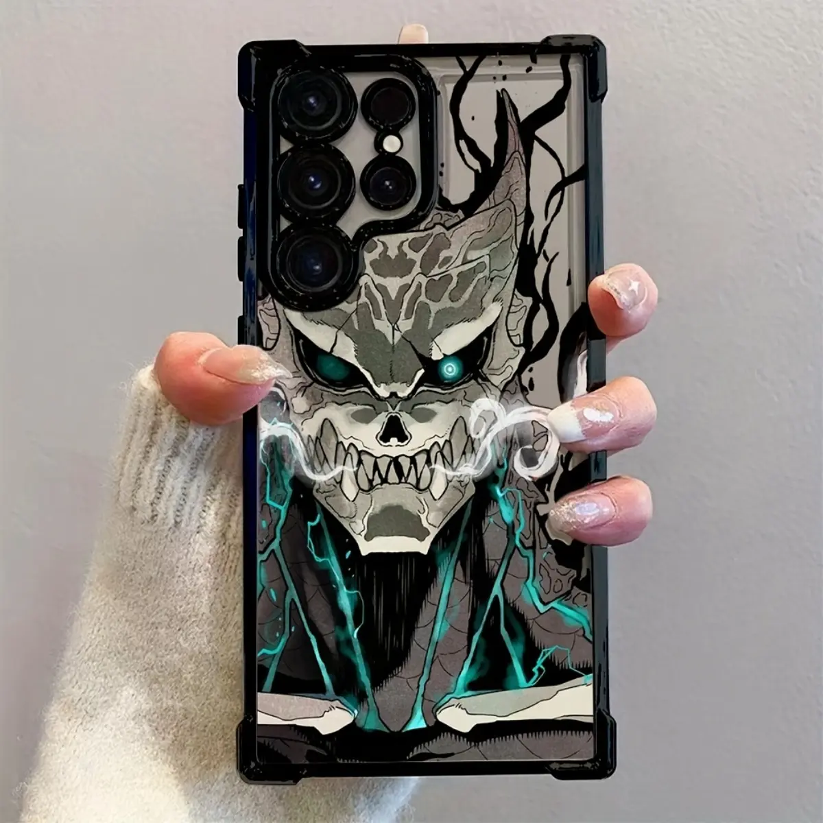 Japanese Anime Monster No. 8 Phone Case Suitable for Galaxy S25 S24 S23 S22 S21 FE Ultra Plus 4G 5G Shockproof Transparent Soft Back Cover