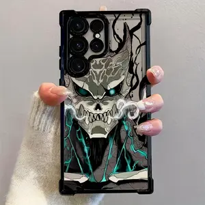 Japanese Anime Monster No. 8 Phone Case Suitable for Galaxy S25 S24 S23 S22 S21 FE Ultra Plus 4G 5G Shockproof Transparent Soft Back Cover