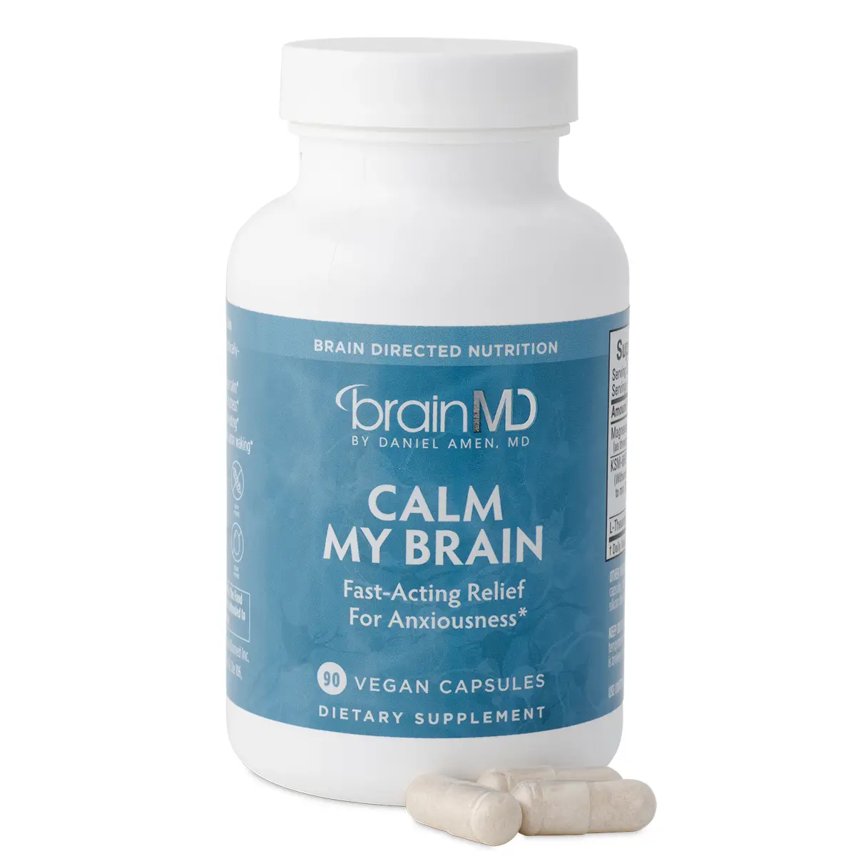 BrainMD - Calm My Brain | Fast-Acting Relief For Anxiousness Healthcare Natural