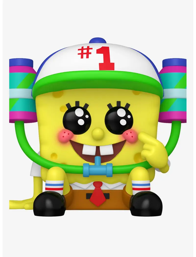 Funko Pop! Animation: SpongeBob SquarePants - Soda Drink Hat, Limited Edition Vinyl Figure