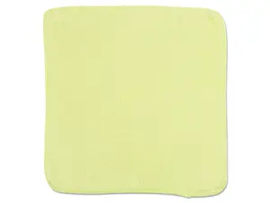 Rubbermaid Commercial Products Microfiber Cloth,12" x 12",Yellow,PK24  1820580
