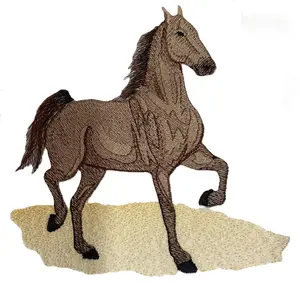 Beyond Vision Custom Horse [ Saddlebred Horse] Embroidered Iron on/Sew Patch (5.83" x 5.99")