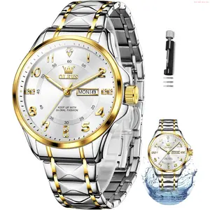 OLEVS Watch OLEVS Watches for Men,Mens Watch Large Wrist,Roman Numerals Men Watch,Chronograph Watches for Men,Luxury Watches for Men,Diamond Watches for Men,Men Watch Waterproof,Relojes para Hombres