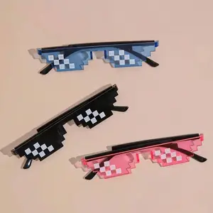 Festive Party Mosaic Fun Photo Prop, Anime Pixel Glasses, Unique Mini Objects, Cool Gadgets, New Items, Party Decorations, Random Parts, Party Event Props, Party Supplies, Accessories