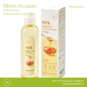 YVIP 290mL Liquid FOS Prebiotic Fiber Syrup - Plant-Based Vegan Formula with 95% Fructooligosaccharides for Gut & Blood Sugar- Natural Fiber Supplement for All Ages