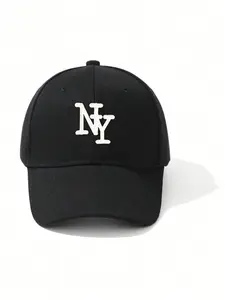 Unisex Baseball Cap, Solid Color Ny Letter Print, Fashionable and Versatile, Ideal for Spring Summer Fall Outdoor Activities, Men and Women, Summer Hat, Snapback Hat