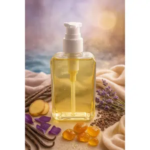 Pretty Temptation Body Silk - Luxe Blend of Safflower Avocado Jojoba & Sweet Almond Oils for Soft Radiant Skin 7oz