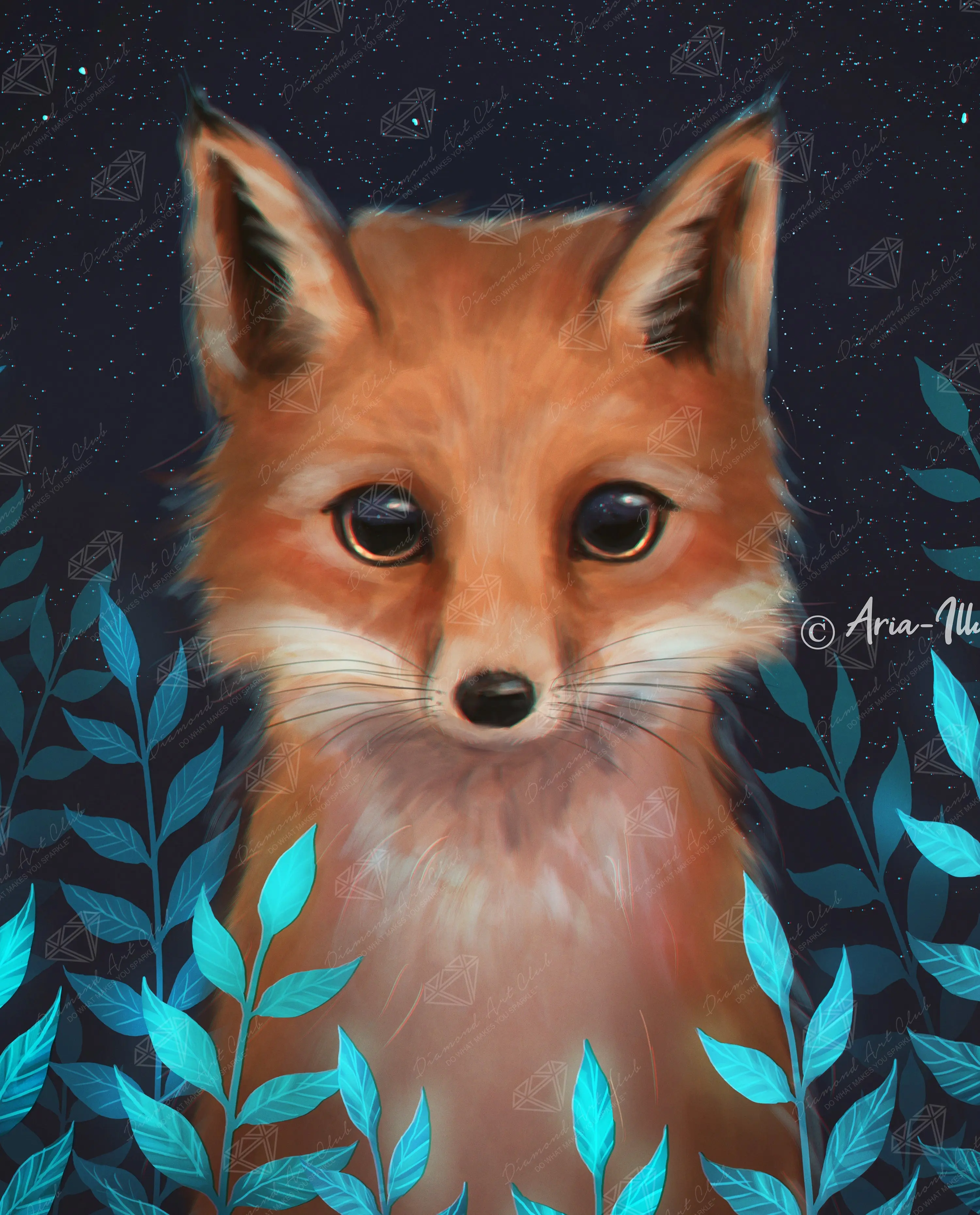 Diamond Art Club® Arctic Fox Diamond Painting Kit