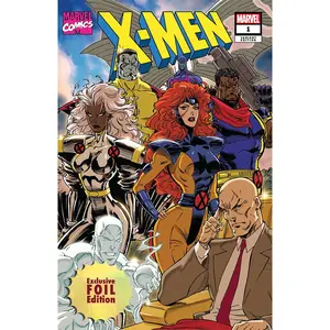 [FOIL] X-Men #1 (1991) New Collector's Edition Facsimile, Kaare Andrews Art, MEGACON 2025 Exclusive Gold Team Var, Cyclops-Storm-Magneto Feature (02/05/2025)