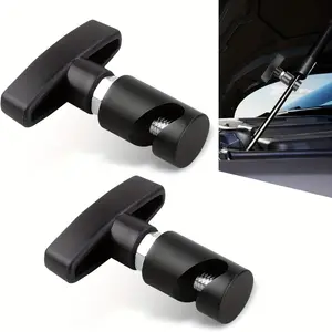 2-Pack Car Hood Support Bars, Adjustable Hood Support Clamps, Anti-Slip Fixtures, Tailgate & Hatchback Compatible, Tool-Free Installation