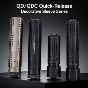 QD/QDC Quick-Release Metal Trim Sleeve 14mm Universal Threaded Connector for Removable Automotive Interior Fasteners and Accessories