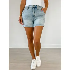 Judy Blue HW Trouser Short