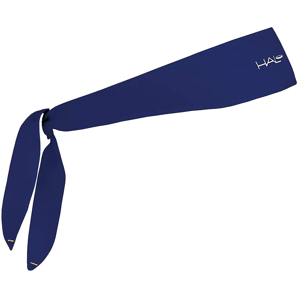 Halo Headband Sweatband Tie Version - Navy Blue, Solid Color Headband, Sweat Absorbing Headband