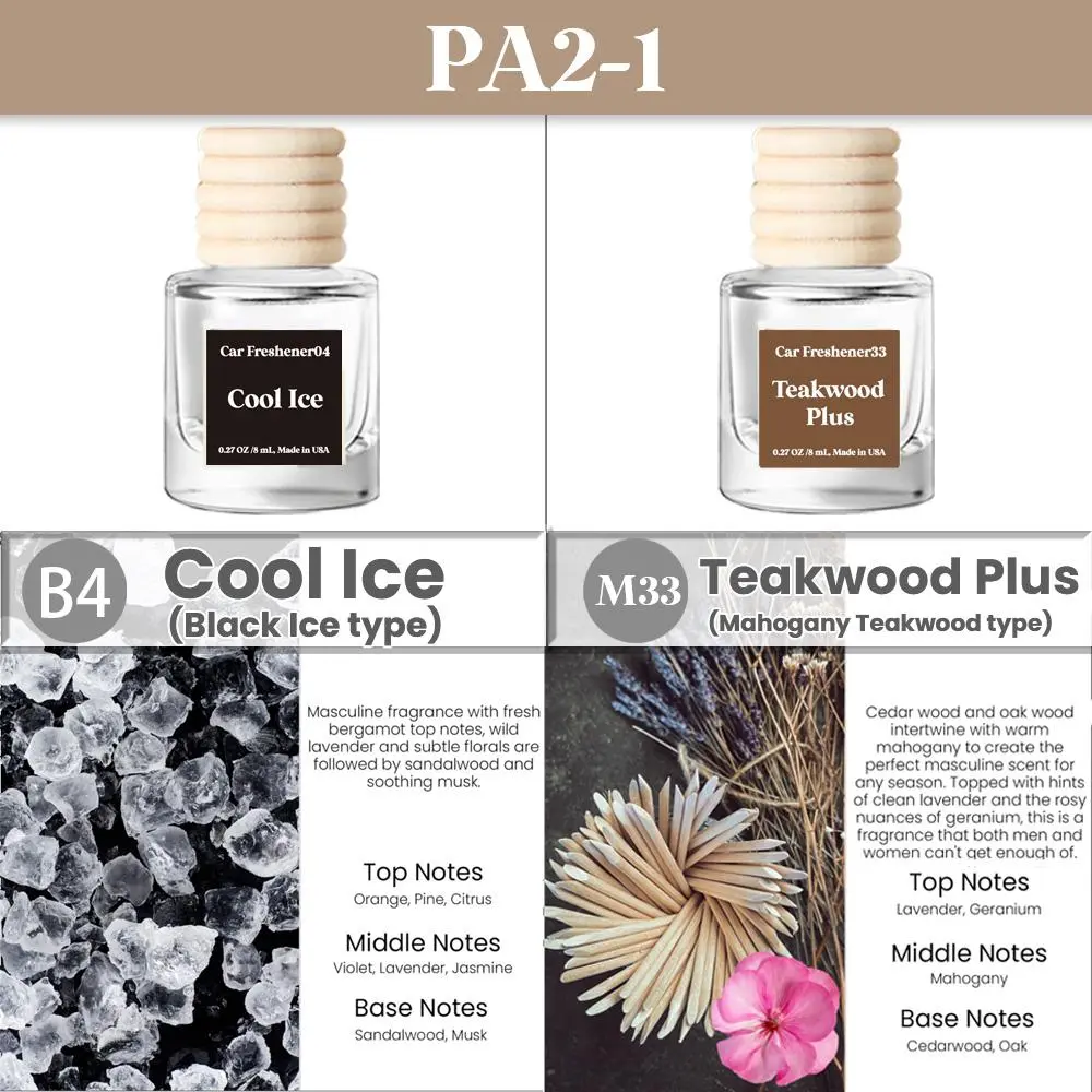 Icy Teakwood:B4, M33 (2 bottlesPA2-1)