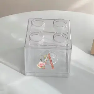 Portable Plastic Coin Bank, Savings Bank for Stacking Coins, Block Type Coin Organizer, Paper Money Storage, Ideal Household Gift