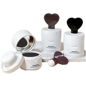 Hairline Powder Root Touch Up Hair Color for Gray Coverage Bald Spot Concealing Hair Powder for Women & Men Touch Up for Thinning Gray Hair Windproof & Sweatproof Includes Brush