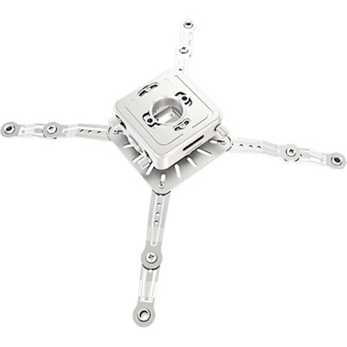 212 MAIN Universal Projector Mount - Crimson, Pre-Assembled, 1.5 in. NPT Threaded Pipe, Micro Adjust, Adjr3 Hanger Brackets, 5 lbs Load Capacity, Extenders, Adjustable White Accessory, Security Hardware, Swivel, Quick Release, Ceiling Mount