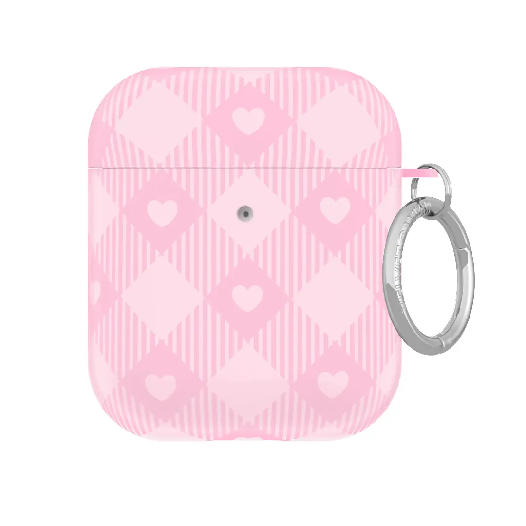 Dolly Pink Gingham AirPod Case