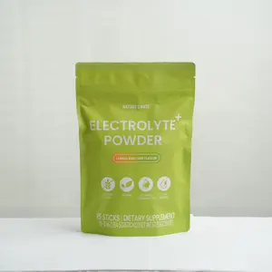 Nature's Gate Lemon Lime Flavored Electrolyte Powder Lemon Lime Electrolyte Powder  Dietary Supplement for Electrolyte  Fluid Replenishment  Sugar Free