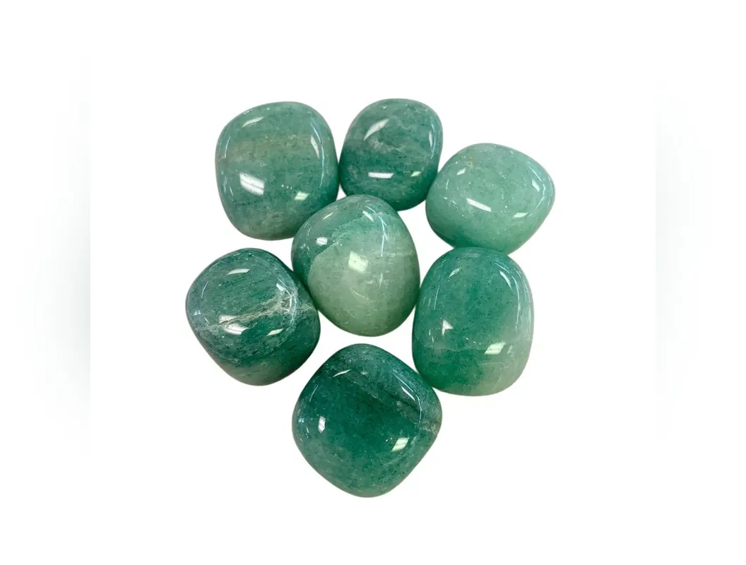 Fuchsite (Green Mica Quartz) Tumbled Stone Rare
