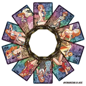 Complete DON!! SET Nami - 10 Different Cards