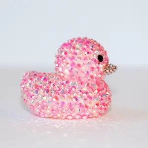 Pink rhinestone Jeep rubber ducky + glow in the dark