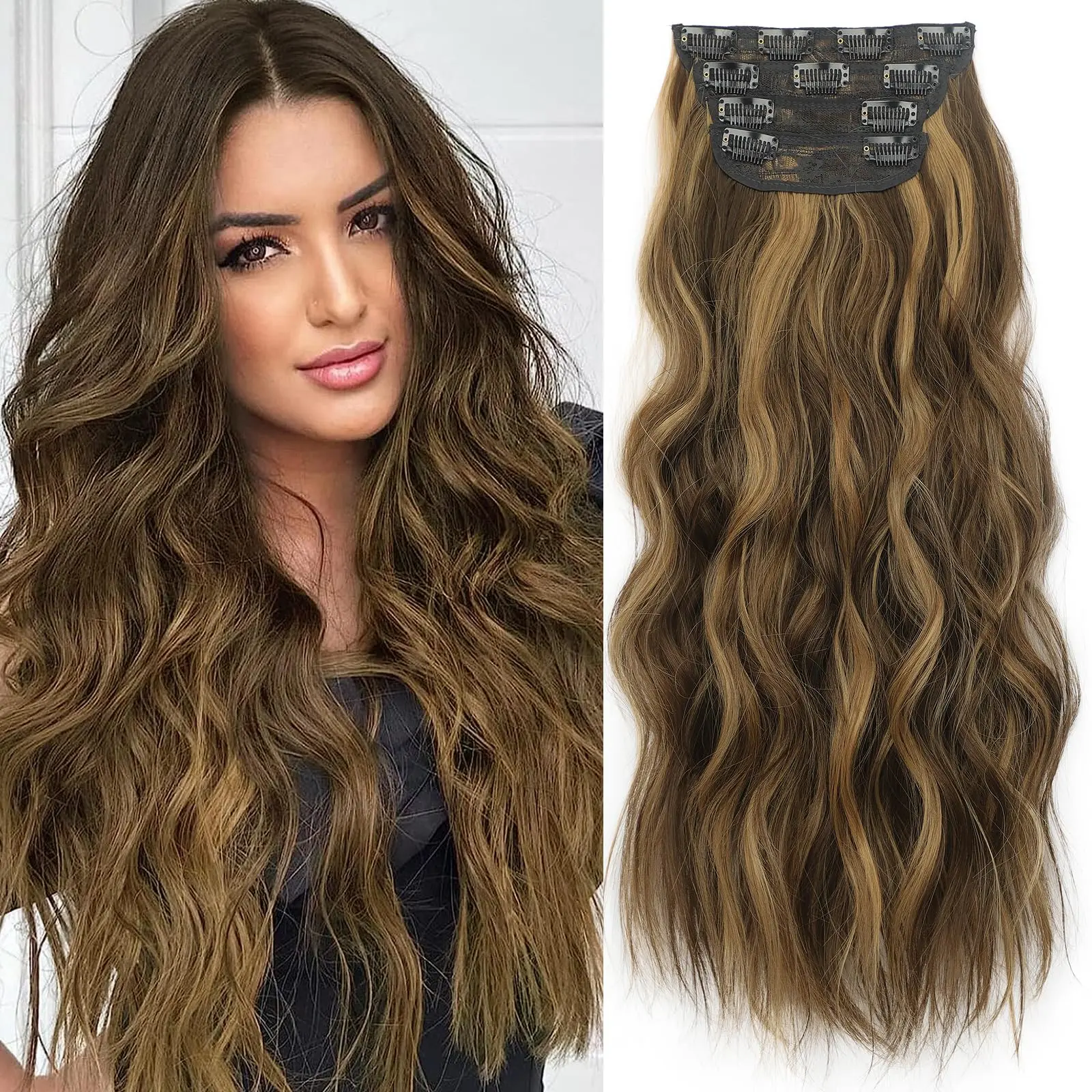 Chocolate Brown Mixed Caramel Blonde
