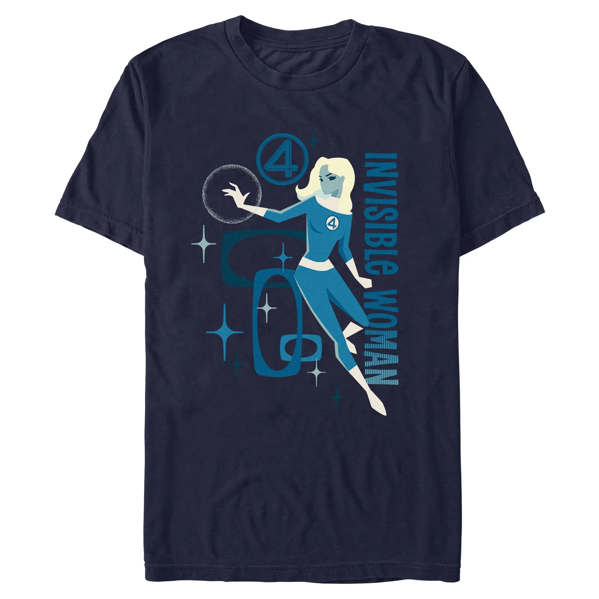 Mens The Fantastic Four: First Steps Retro Invisible Woman T Shirt
