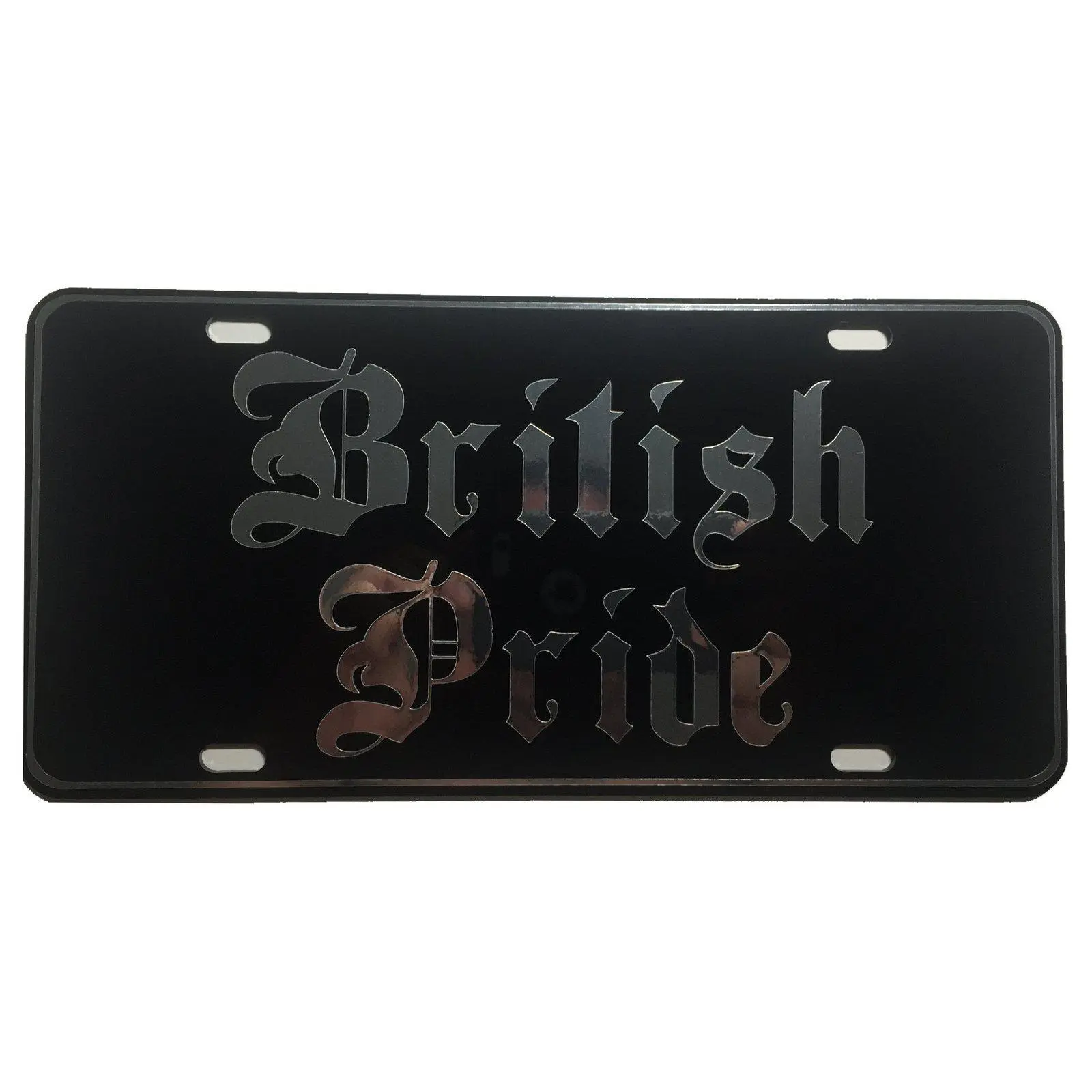 CustoMonsterDesigns British Pride Heavy Duty Aluminum License Plate