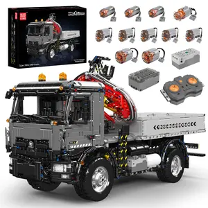 Mould King 19016 Crane Transport Vehicle Remote Control Car Engineering Truck Building Block Adult Kid Toy Gift 3767 Pcs