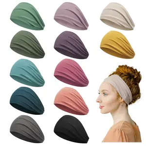 Headbands for Women Non Slip, Wide Headbands for Girls, 12 Pieces