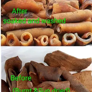 Ponmo Ijebu Dried.  medium size (20 pieces) #Traditional #nigeria cow skin