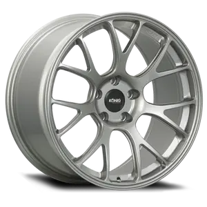 Konig Forged F1M 18X8.5 5X114.3 ET35 Ash Silver Knurled Bead