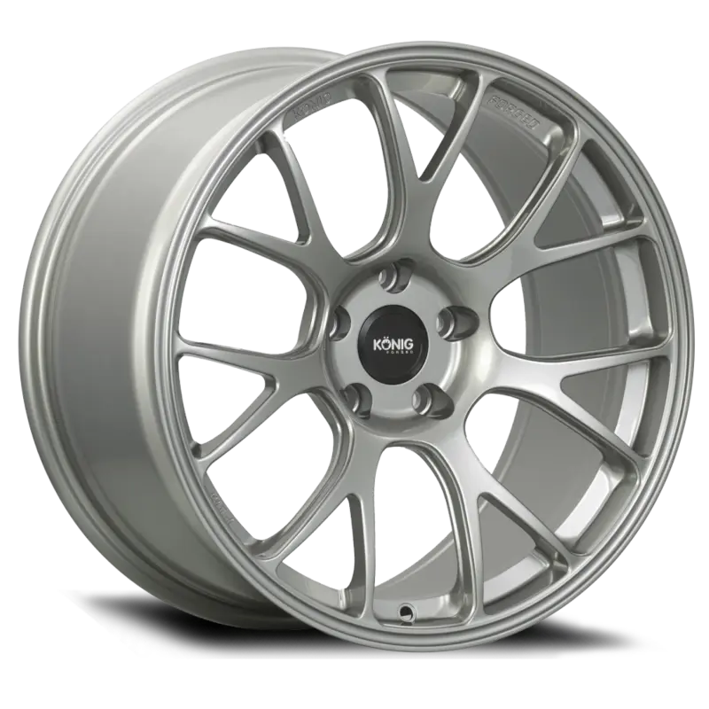 Konig Forged F1M 18X8.5 5X114.3 ET35 Ash Silver Knurled Bead