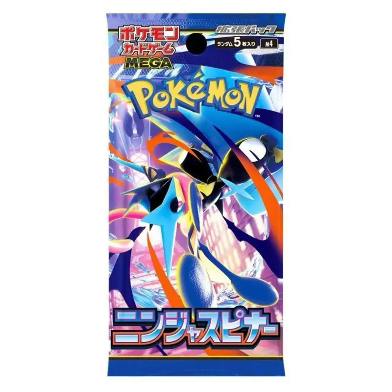 Pokemon M4 Ninja Spinner Booster Pack - Rip or Ship.
